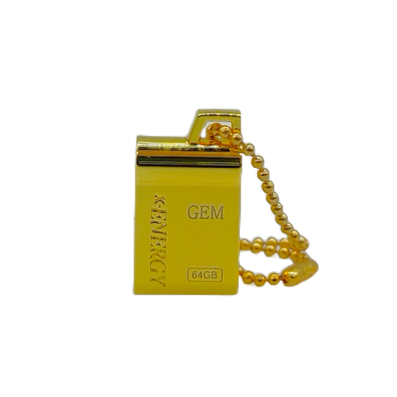 فلش مموری ایکس انرژی مدل GOLDEN GEM USB 2.0 ظرفیت 64 گیگابایت